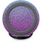 Cheetah Print Purple and Blue Fast Charge Wireless Charging Stand Skin